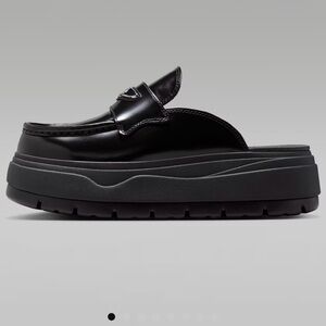 NEW IN BOX Black Air Jordan Platform Loafers